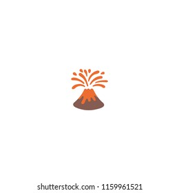 Volcano Vector Flat Icon