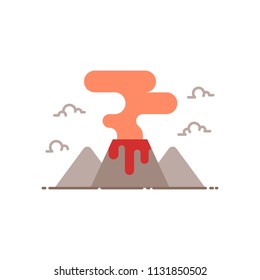 Volcano vector illustration