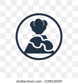 Volcano Warning vector icon isolated on transparent background, Volcano Warning transparency concept can be used web and mobile