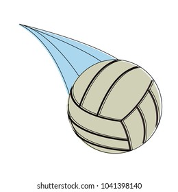 Voleyball ball isolated