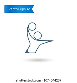 voleyboll. voleyboll icon. sign design. Vector EPS 10.