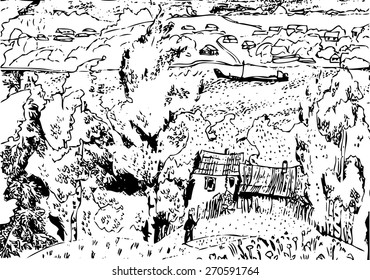 Volga landscape