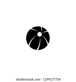 volley ball beach icon vector