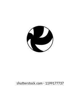 volley ball beach icon vector