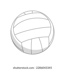 volley ball flat design style with good quality