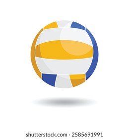 volley ball icon color vector design illustration