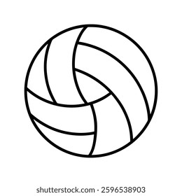 Volley ball icon  silhouette  with while Background art