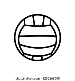 Volley ball  icon vector illustration