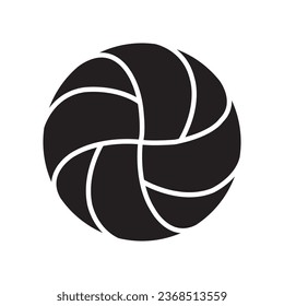 Volley-Ball-Symbol, Vektorgrafik-Design