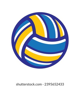 Volley ball logo images illustration design