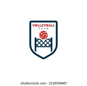 Volley Ball Logo Team Sport Vector Logo