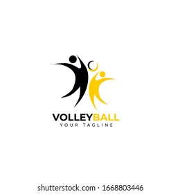 Volley Ball Logo Template for your team