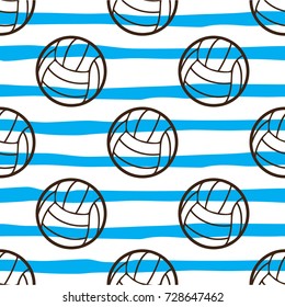 volley ball seamless pattern