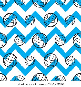 volley ball seamless pattern
