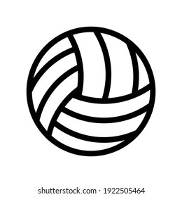 volley ball sport icon vector