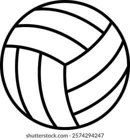 Volley Ball vector icon. Can be used for printing, mobile and web applications.