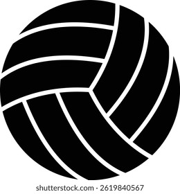 Volley Ball vector icon. Can be used for printing, mobile and web applications.