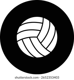 Volley Ball vector icon. Can be used for printing, mobile and web applications.