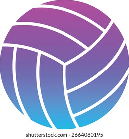 Volley Ball vector icon. Can be used for printing, mobile and web applications.