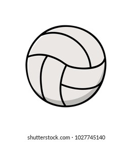Volleyball Sport Icon Illustration Vector Stock Vector (Royalty Free ...
