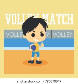 Volley Illustration Vector