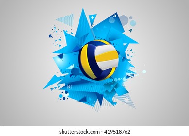 Volleyball abstract