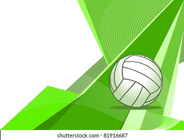 Volleyball , abstract design