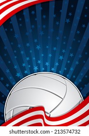 Volleyball America Background