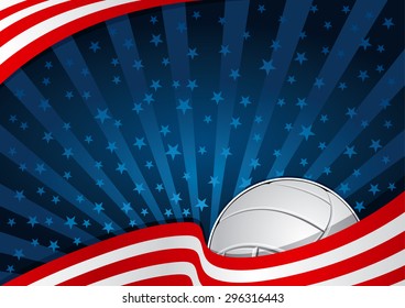 Volleyball America Background