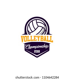 volleyball tournament logo