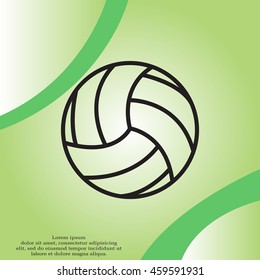 Volleyball Ball Stock Vector (Royalty Free) 459591931 | Shutterstock