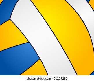 Volleyball ball background. Vector illustration.