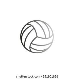 Volleyball Icon Vector Outline Volleyball Icon Stock Vector (Royalty ...