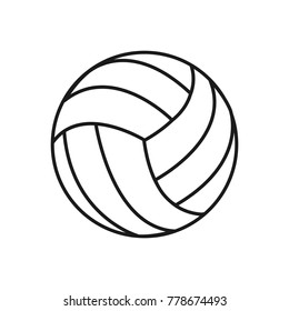 Volleyball Ball Design Stock Vector (Royalty Free) 778674493 | Shutterstock