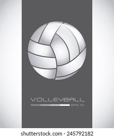 volleyball ball design, vector illustration eps10 graphic