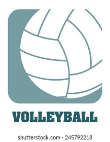 volleyball ball design, vector illustration eps10 graphic