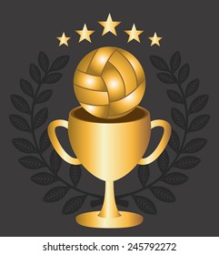 volleyball ball design, vector illustration eps10 graphic