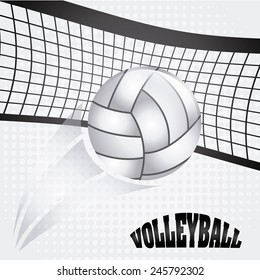 volleyball ball design, vector illustration eps10 graphic