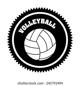 volleyball ball design, vector illustration eps10 graphic