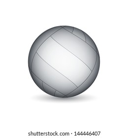 Volleyball ball. EPS10 vector