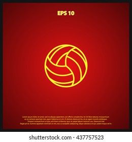 volleyball ball icon