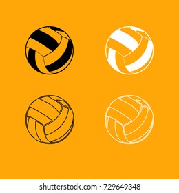 Volleyball ball icon .