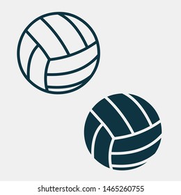 volleyball ball icon isolated vector illustration design