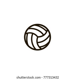 volleyball ball icon. sign design