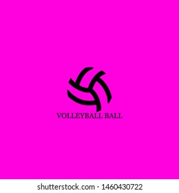 volleyball ball icon sign signifier vector