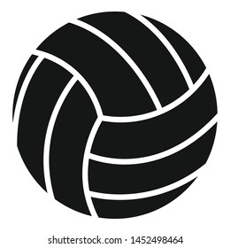 Volleyball Ball Icon Simple Illustration Volleyball Stock Vector ...