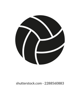 volleyball ball icon. Sport game. Vector illustration.