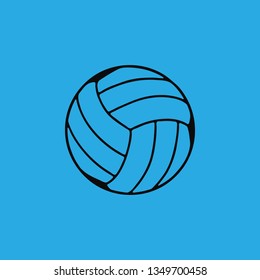 volleyball ball icon vector