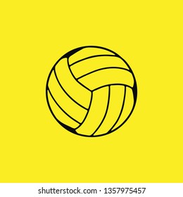 volleyball ball icon vector