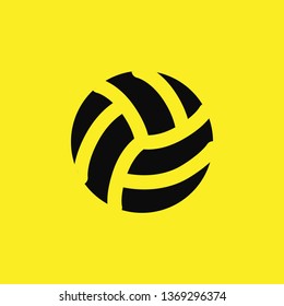 volleyball ball icon vector